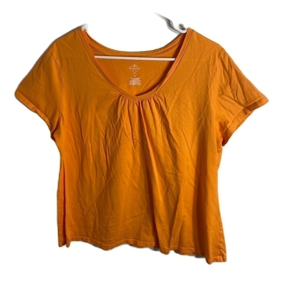 St. John’s Bay Orange T-shirt 1X Short Sleeve Women’s